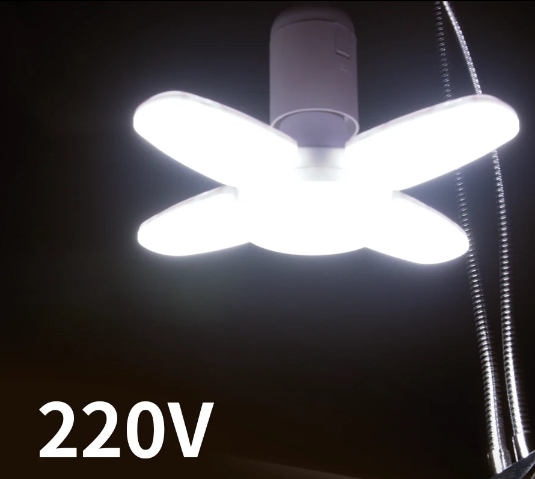 Lâmpada led dobrável 220v.