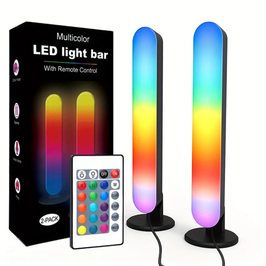 RGB Light Music Rhythm Pickup Lights, atualizado modelo recarregável USB,