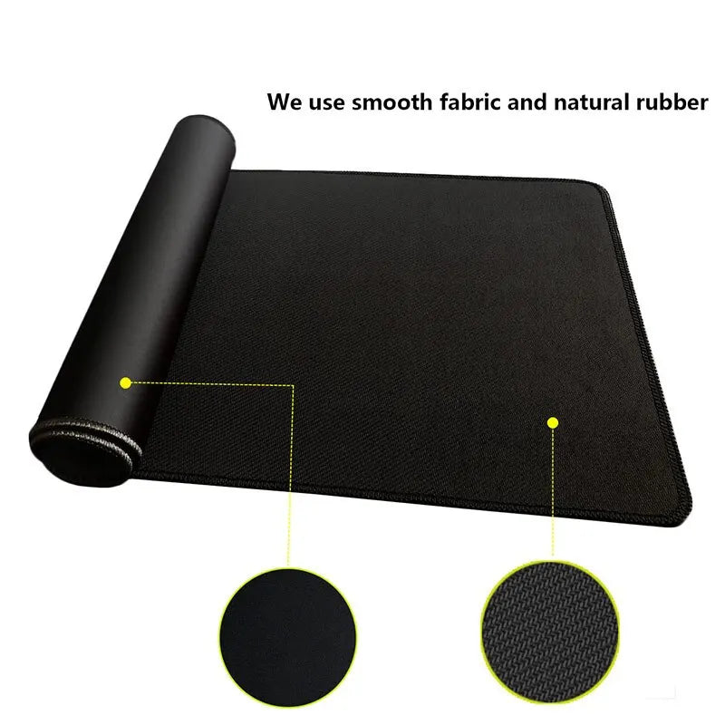 Mouse Pad com borda de bloqueio.